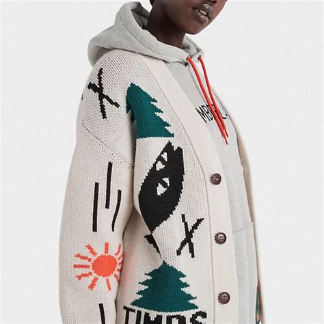 Timberland X Nina Chanel Abney Intarsia Cardigan 